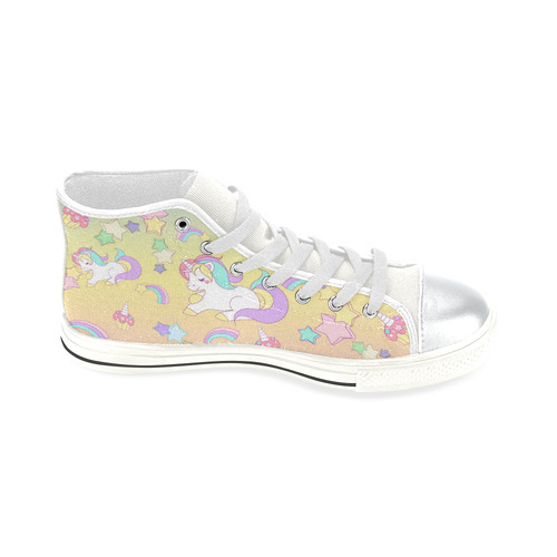 We love Unicorns High Top Canvas Shoes for Kid (Model 017)