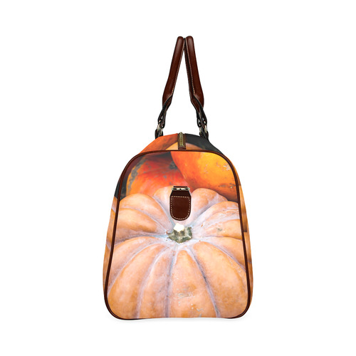 Pumpkin Halloween Thanksgiving Crop Holiday Fall Waterproof Travel Bag/Large (Model 1639)
