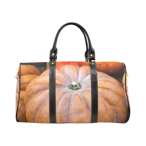 Pumpkin Halloween Thanksgiving Crop Holiday Fall New Waterproof Travel Bag/Small (Model 1639)