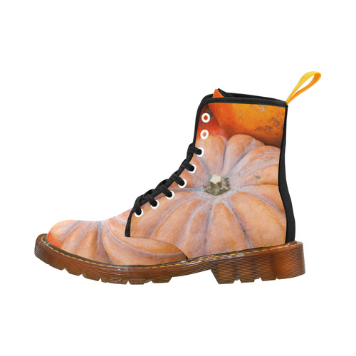 Pumpkin Halloween Thanksgiving Crop Holiday Cool Martin Boots For Women Model 1203H