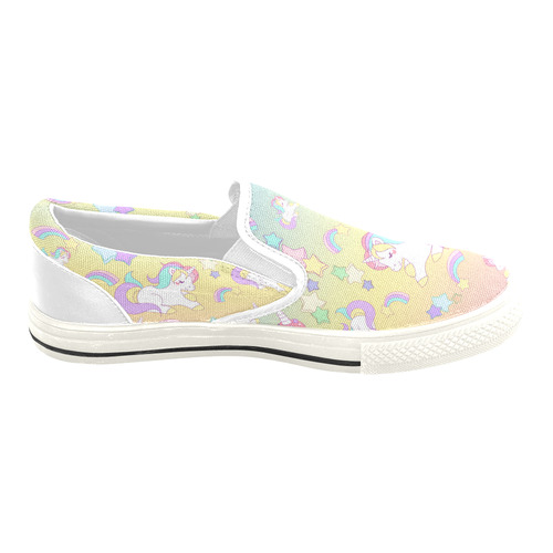 We love Unicorns Slip-on Canvas Shoes for Kid (Model 019)
