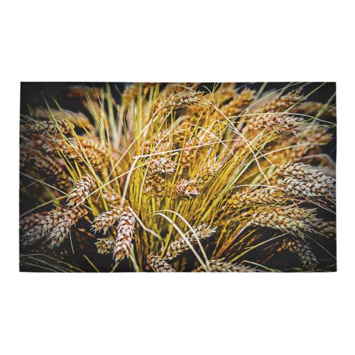 Grain Wheat wheatear Autumn Crop Thanksgiving Azalea Doormat 30" x 18" (Sponge Material)