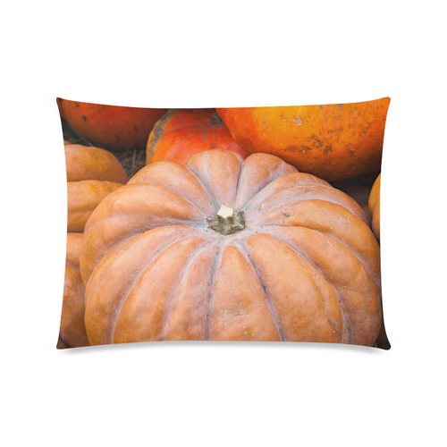 Pumpkin Halloween Thanksgiving Crop Holiday Cool Custom Picture Pillow Case 20"x26" (one side)