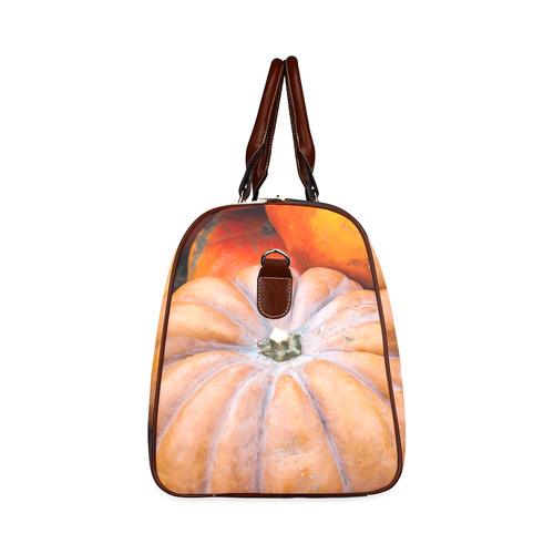 Pumpkin Halloween Thanksgiving Crop Holiday Fall Waterproof Travel Bag/Large (Model 1639)