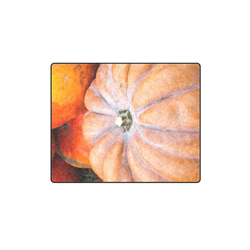Pumpkin Halloween Thanksgiving Crop Holiday Fall Blanket 40"x50"