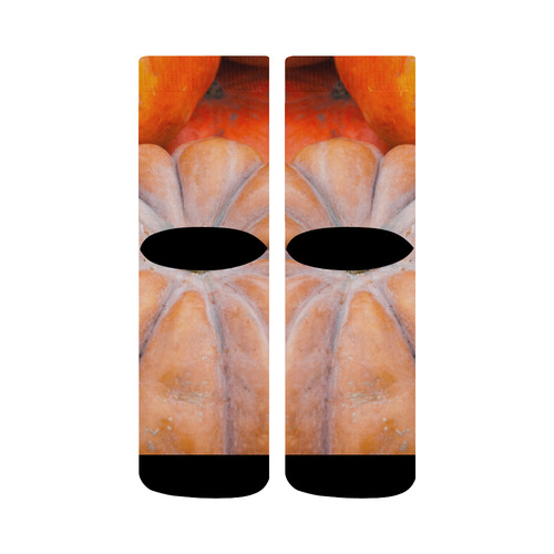 Pumpkin Halloween Thanksgiving Crop Holiday Cool Crew Socks