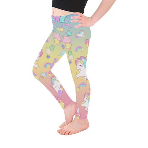 We love Unicorns Kid's Ankle Length Leggings (Model L06)