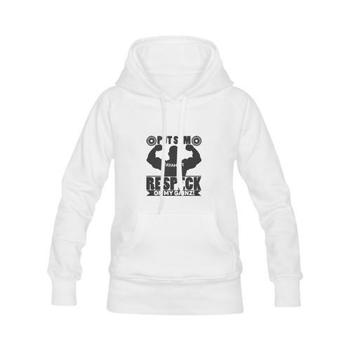 Fayah Fit Respeck Classic Hoodie White Women's Classic Hoodies (Model H07)