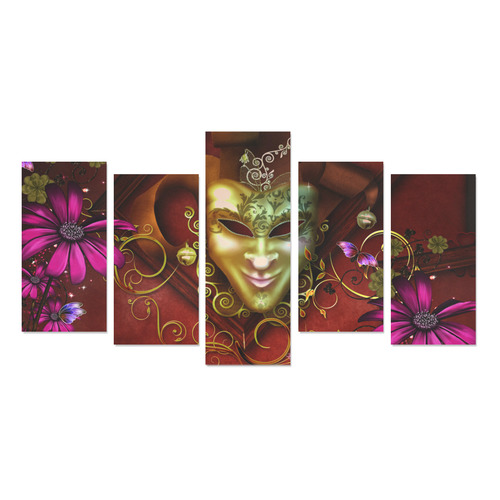 Wonderful venetian mask Canvas Print Sets E (No Frame)