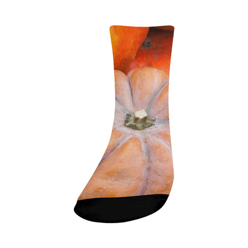 Pumpkin Halloween Thanksgiving Crop Holiday Cool Crew Socks