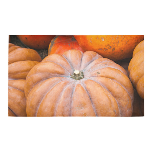 Pumpkin Halloween Thanksgiving Crop Holiday Cool Azalea Doormat 30" x 18" (Sponge Material)