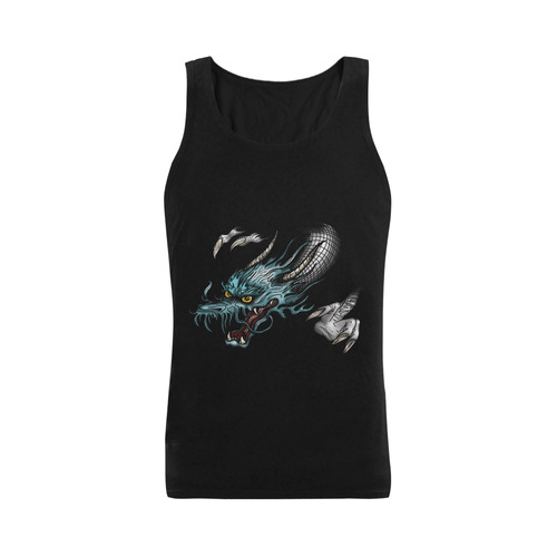 Dragon Soar Men's Shoulder-Free Tank Top (Model T33)