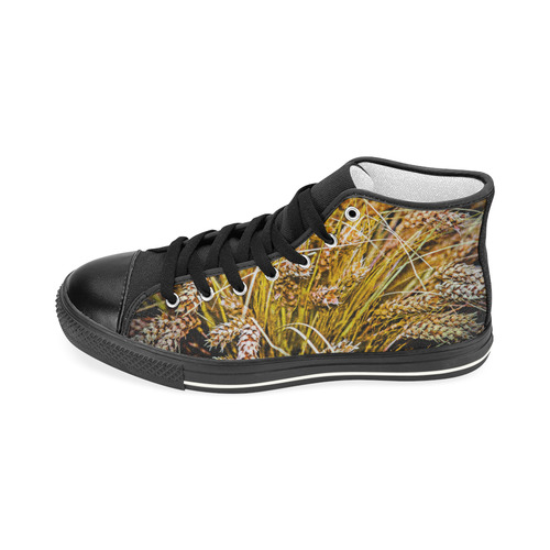 Grain Wheat wheatear Autumn Crop Thanksgiving Men’s Classic High Top Canvas Shoes (Model 017)