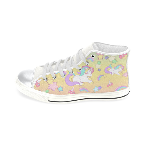 We love Unicorns High Top Canvas Shoes for Kid (Model 017)