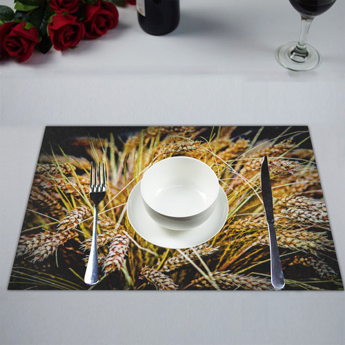 Grain Wheat wheatear Autumn Crop Thanksgiving Placemat 14’’ x 19’’