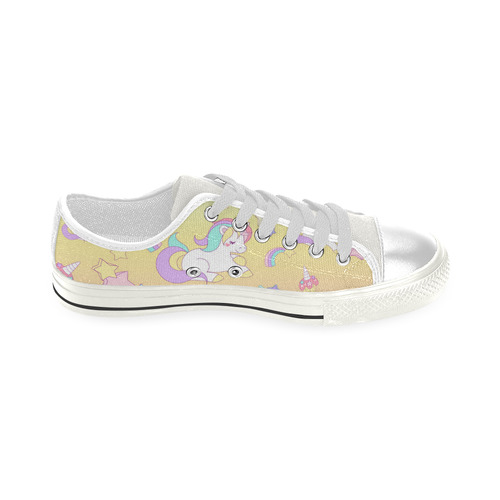 We love Unicorns Low Top Canvas Shoes for Kid (Model 018)