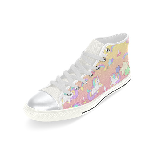 We love Unicorns High Top Canvas Shoes for Kid (Model 017)