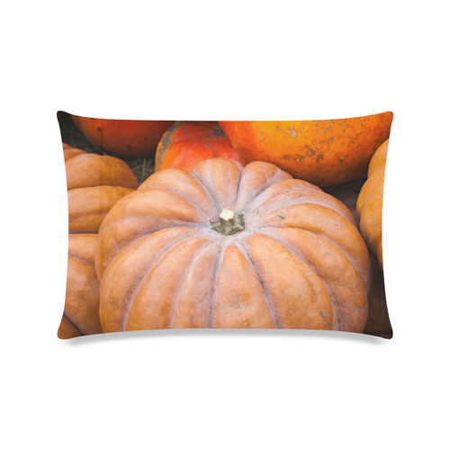 Pumpkin Halloween Thanksgiving Crop Holiday Cool Custom Zippered Pillow Case 16"x24"(Twin Sides)