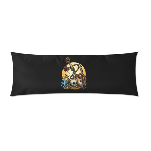 Anchored Custom Zippered Pillow Case 21"x60"(Two Sides)