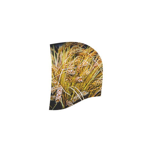 Grain Wheat wheatear Autumn Crop Thanksgiving All Over Print Sleeveless Hoodie for Women (Model H15)