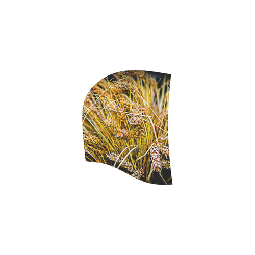 Grain Wheat wheatear Autumn Crop Thanksgiving All Over Print Sleeveless Hoodie for Women (Model H15)