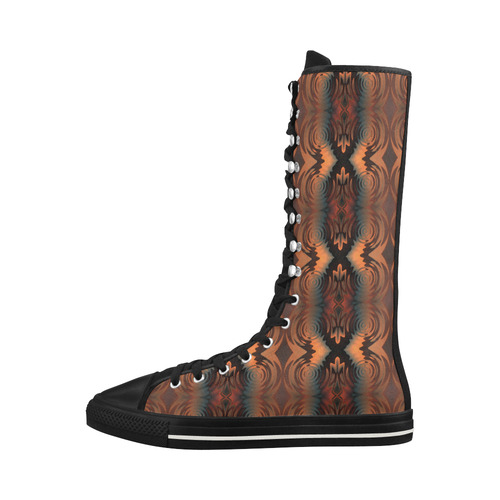 canvas tall boots