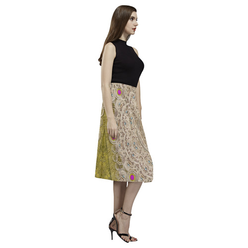 Silent in the forest of  wood Aoede Crepe Skirt (Model D16)