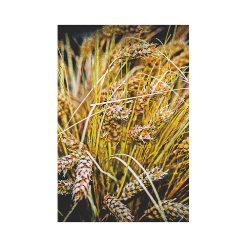 Grain Wheat wheatear Autumn Harvest Thanksgiving Garden Flag 12‘’x18‘’（Without Flagpole）