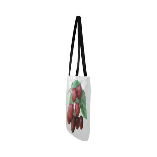 Sour Cherries, watercolor, fruit Reusable Shopping Bag Model 1660 (Two sides)