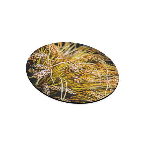 Grain Wheat wheatear Autumn Harvest Thanksgiving Round Mousepad