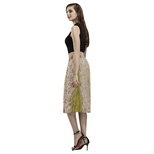 Silent in the forest of  wood Aoede Crepe Skirt (Model D16)