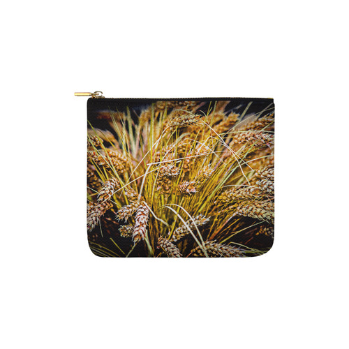 Grain Wheat wheatear Autumn Crop Thanksgiving Carry-All Pouch 6''x5''