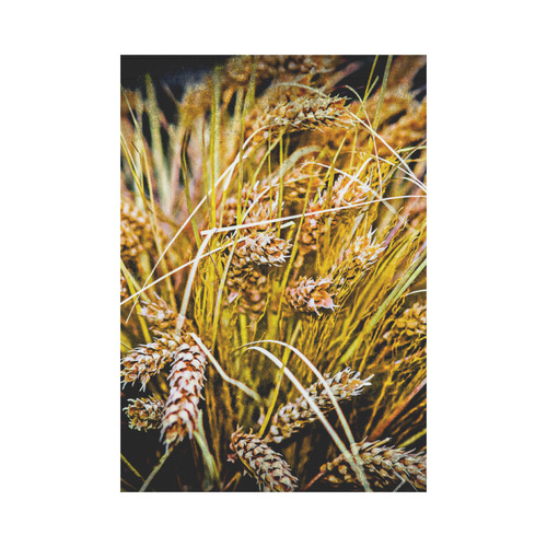 Grain Wheat wheatear Autumn Harvest Thanksgiving Garden Flag 28''x40'' （Without Flagpole）