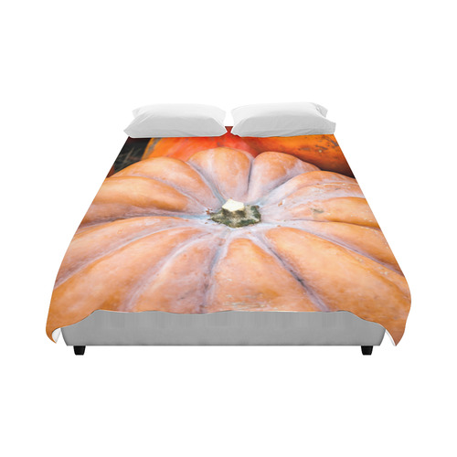 Pumpkin Halloween Thanksgiving Crop Holiday Fall Duvet Cover 86"x70" ( All-over-print)