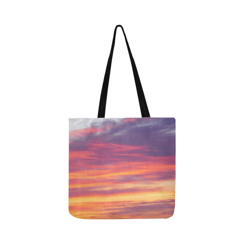 Fire in the sky photo Reusable Shopping Bag Model 1660 (Two sides)