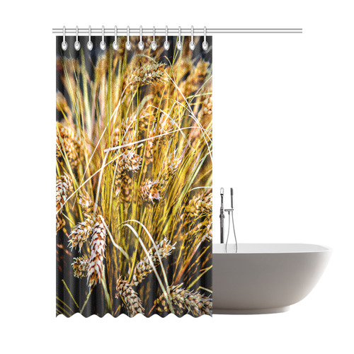 Grain Wheat wheatear Autumn Harvest Thanksgiving Shower Curtain 72"x84"