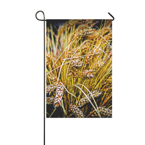 Grain Wheat wheatear Autumn Harvest Thanksgiving Garden Flag 12‘’x18‘’（Without Flagpole）
