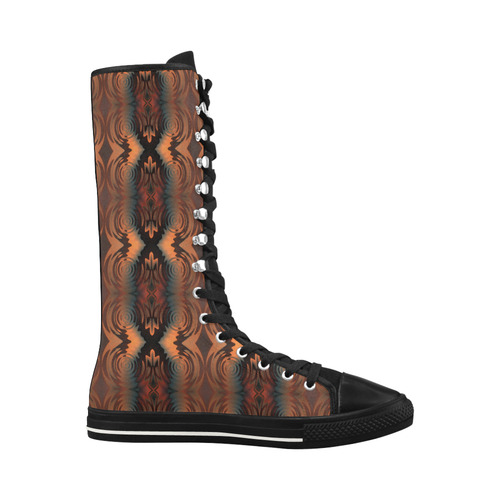 canvas tall boots