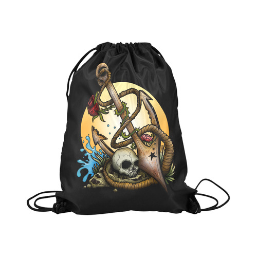 Anchored Large Drawstring Bag Model 1604 (Twin Sides)  16.5"(W) * 19.3"(H)