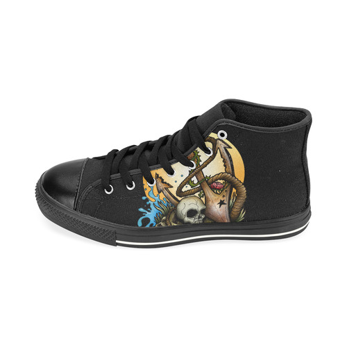 Anchored High Top Canvas Shoes for Kid (Model 017)