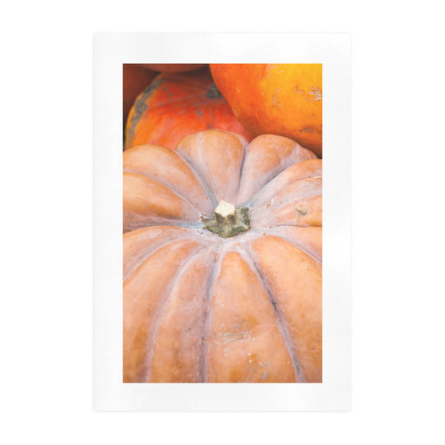 Pumpkin Halloween Thanksgiving Crop Holiday Cool Art Print 19‘’x28‘’