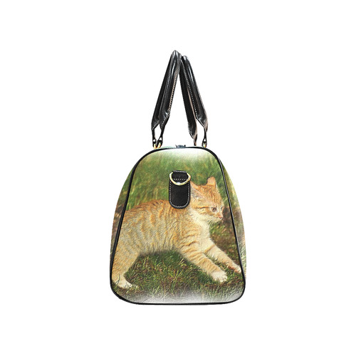 Funny Kitten New Waterproof Travel Bag/Large (Model 1639)