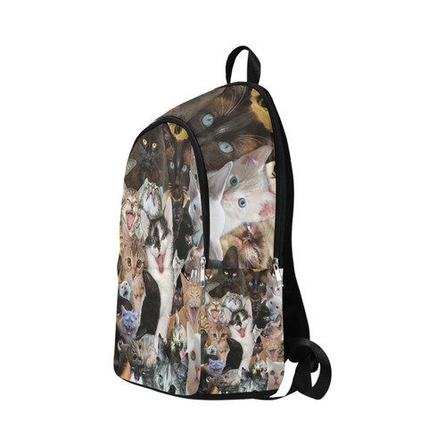 Crazy Kitten Show Fabric Backpack for Adult (Model 1659)