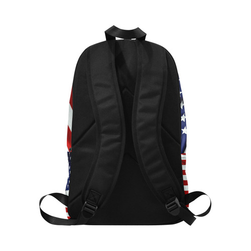 America Flag Banner Patriot Stars Stripes Freedom Fabric Backpack for Adult (Model 1659)