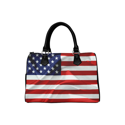 America Flag Banner Patriot Stars Stripes Freedom Boston Handbag (Model 1621)