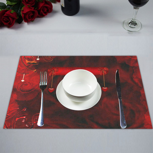 Beautiful heart Placemat 14’’ x 19’’ (Set of 6)