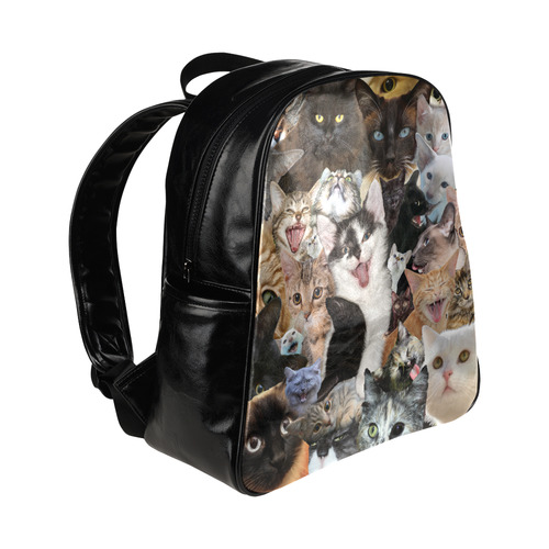 Crazy Kitten Show Multi-Pockets Backpack (Model 1636)