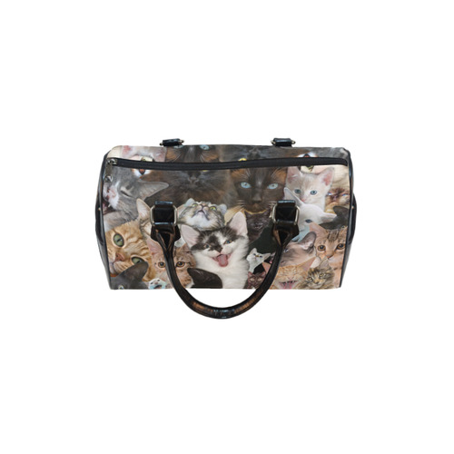 Crazy Kitten Show Boston Handbag (Model 1621)