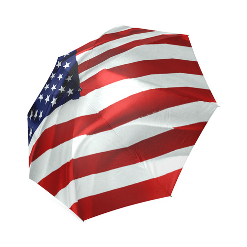 America Flag Banner Patriot Stars Stripes Freedom Foldable Umbrella (Model U01)