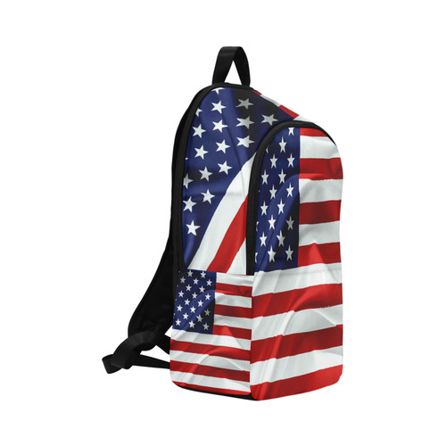 America Flag Banner Patriot Stars Stripes Freedom Fabric Backpack for Adult (Model 1659)